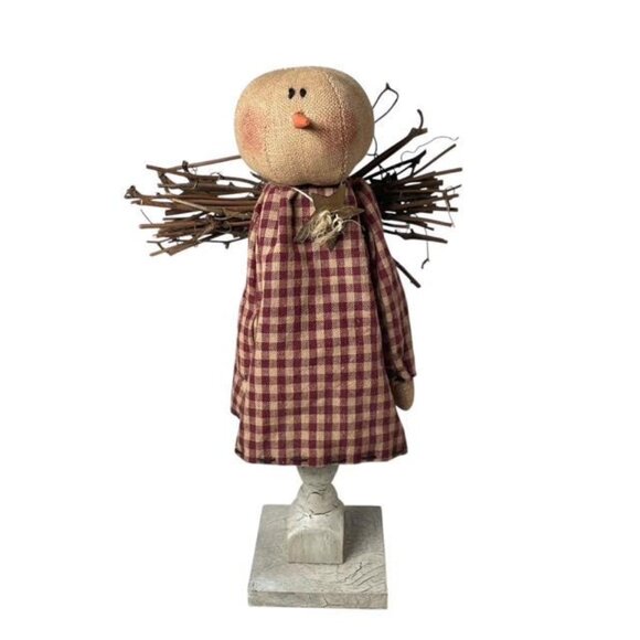 Vintage Honey and Me Primitive Americana Angel Holiday Decor - Picture 1 of 7